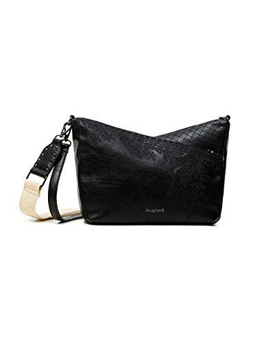 Desigual PU Across Body Bag, Mujer, Negro, U