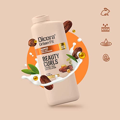 Dicora Urban Fit Champú Beauty Curls para Cabellos Rizados 400 ml