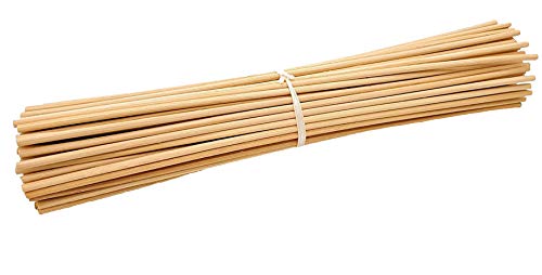 Difusor de Lámina Reemplazo de Palos de Bambú 100pzas - 23 cm - 3 mm - para Difusor de Aceite de Fragancia para Habitaciones - Aromas para Habitaciones