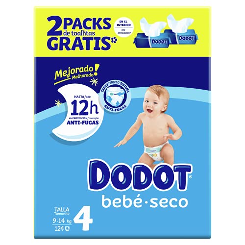 Dodot - Box Etapas Talla 4 124U+REG TOALL 2X64-1 Unidad