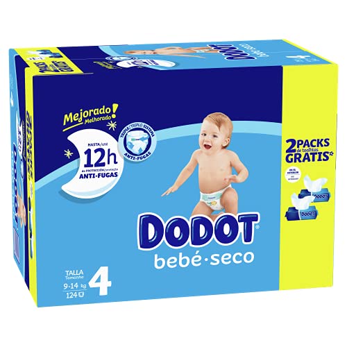 Dodot - Box Etapas Talla 4 124U+REG TOALL 2X64-1 Unidad