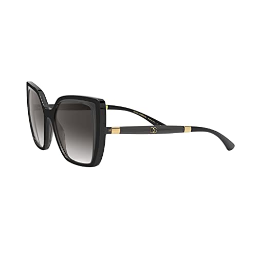 Dolce & Gabbana Gafas de Sol DG MONOGRAM DG 6138 Black Grey/Grey Shaded 55/18/145 mujer