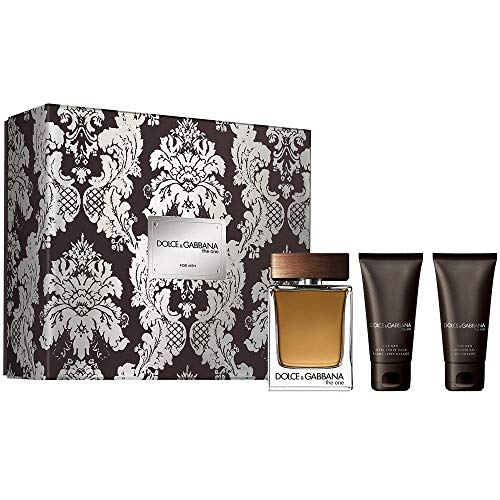 Dolce & gabbana the one men eau de toilette 100ml + balsamo despues de afeitado 50ml + gel de ducha 50ml