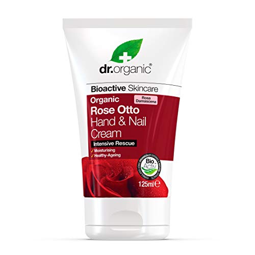 Dr. Organic Crema De Manos Y Uñas Rosa De Damasco 125Ml. 1 Unidad 300 g