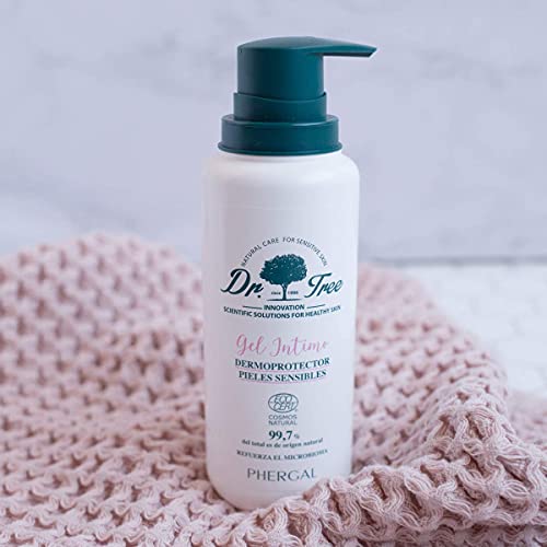 Dr. Tree | Gel Intimo Dermoprotector Hipoalergénico | Higiene e Hidratación ECO | Refuerza Microbioma de tu Piel, Restaura Flora, Elimina el Olor y Calma los Picores | 400ml