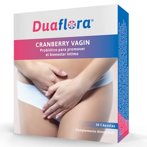 Duaflora Cramberry Vagin Protector Intimo – Ayuda a Prevenir Infecciones Vaginales y Promueve y Refuerza la flora vaginal - Lactobacillus Rhamnosus Acidophilus y Arandano rojo - 30 capsulas