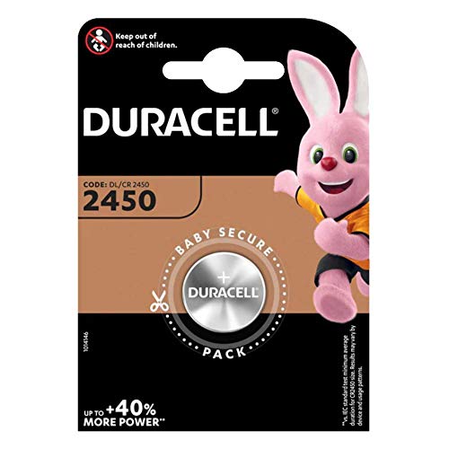 Duracell CR2450 - Batería de litio para monedas (4 unidades, 3 V)