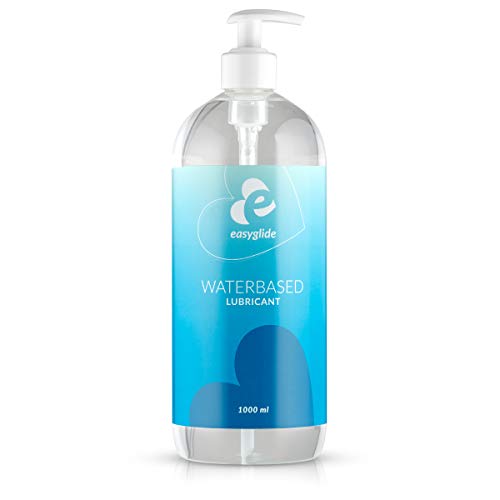 EasyGlide Lubricante a Base de Agua - Lubricantes Sexuales Estimulantes - No Pegajoso, Apto para Preservativos y Seguro para Usar con Juguetes Sexuales - 1000 ml