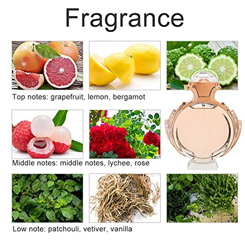 Eau de Parfum para Mujer, Perfume de Limón Femenino de 90 Ml Perfume de Mujer de Larga Duración Perfume de Fragancia Ligera Muestra Tu Encanto E Individualidad