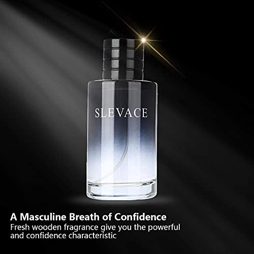 Eau de Toilette para hombres, Aerosol con aroma a madera para hombres, Perfume con fragancia de madera de almizcle salvaje, Perfume de colonia fresca en aerosol para hombres 3.4oz 100ml