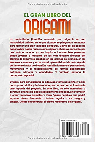 EL GRAN LIBRO DEL ORIGAMI: Manualidades para adultos y niños - Mejorar la motricidad con papiroflexia creativa de diferentes niveles - Con aviones de papel, dragones y mucho más