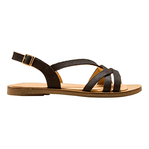 El Naturalista Sandalias para mujer Tulip, Negro , 38 EU