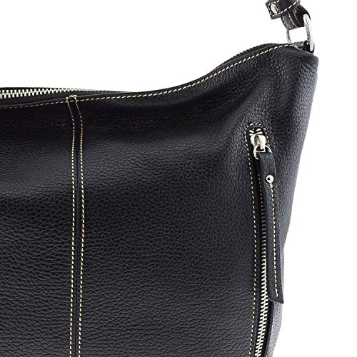 El Potro Bolso Góndola Piel para Mujer Talla: U Color: NEGRO