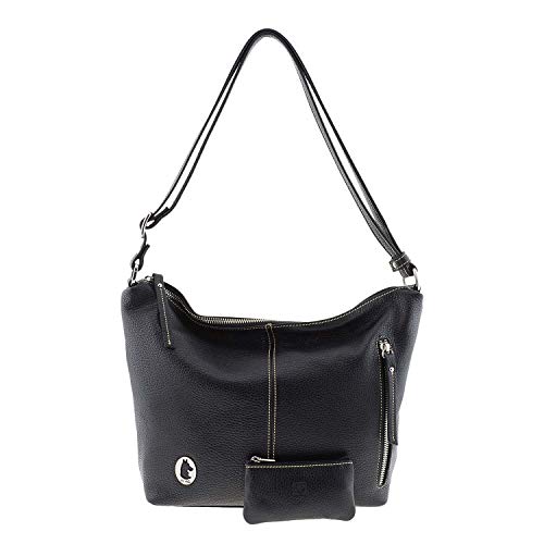 El Potro Bolso Góndola Piel para Mujer Talla: U Color: NEGRO