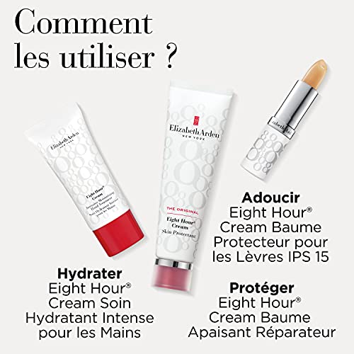 Elizabeth Arden Eight Hour Intensive Moisturizing Hand Treatment 30Ml + Eight Hour Cream Lip Protectant Stick Spf15 + Eight Hour Cream 15Ml 50 ml