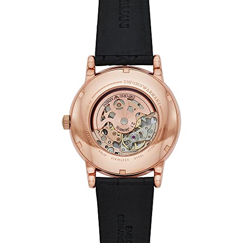 Emporio Armani Reloj Analógico para Hombre de Automático AR60007 Oro rosa