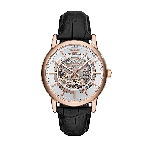 Emporio Armani Reloj Analógico para Hombre de Automático AR60007 Oro rosa