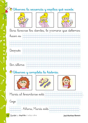 Escribir es divertido si sabes cómo 1B (Niños de 6 a 7 años)