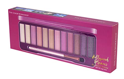 Essentials Hollywood Dreams - Paleta de Sombras de Ojos Inspiradas en las Divas de Hollywood, con 12 Colores - Set de Maquillaje Profesional - California Collection - Kit de Maquillaje para Mujeres