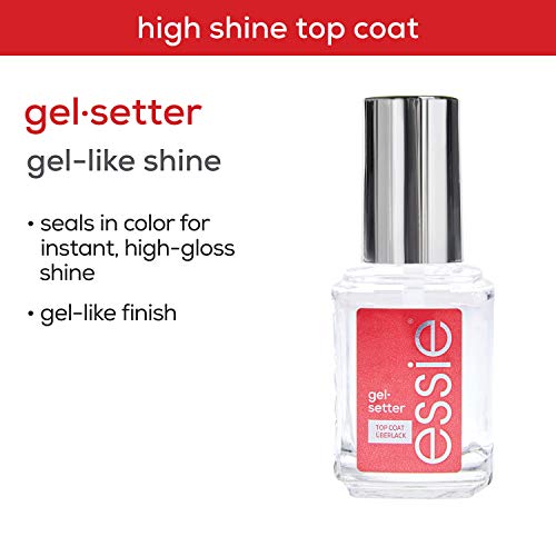 Essie esmalte de uñas – Gel Setter, top coat, 1er Pack (1 x 14 ml)