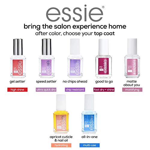 Essie esmalte de uñas – Gel Setter, top coat, 1er Pack (1 x 14 ml)