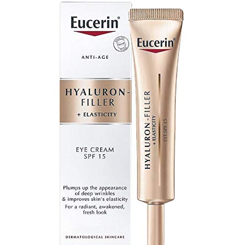 Eucerin Hyaluron Filler + Elasticity Crema Tratamiento Ojos SPF15 15ml