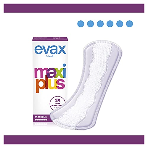 Evax Salvaslip Maxiplus, 240 Unidades, Protegeslips sin Fragancia, Suaves como el Algodón con Tecnología No Olor