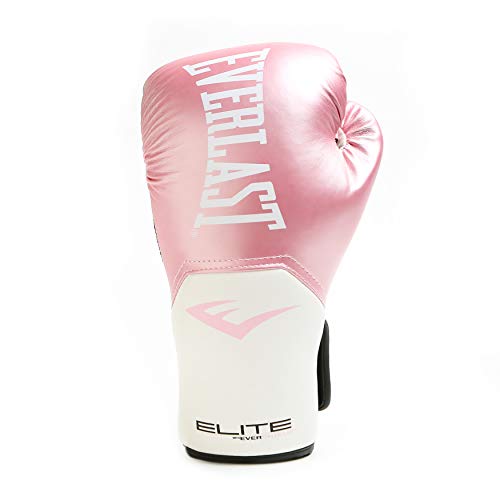 Everlast BXEVGL-P1196 Guantes de Boxeo para Mujer, Rosa/Blanco, 12oz