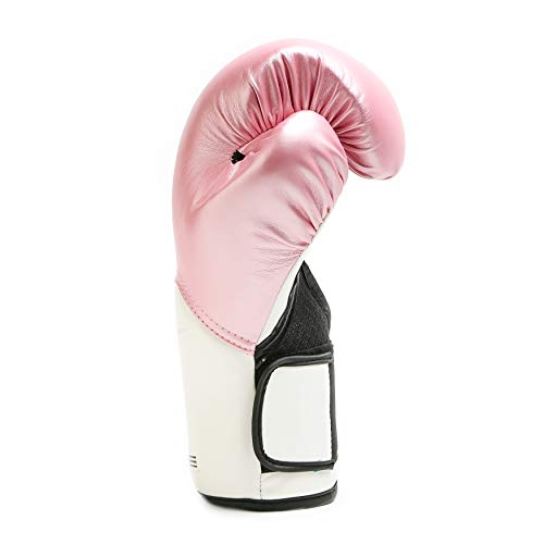 Everlast BXEVGL-P1196 Guantes de Boxeo para Mujer, Rosa/Blanco, 12oz