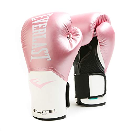 Everlast BXEVGL-P1196 Guantes de Boxeo para Mujer, Rosa/Blanco, 12oz