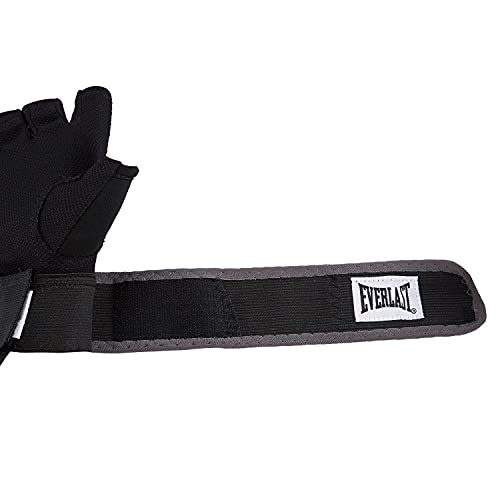 Everlast Evergel - Envolturas de Mano Unisex, Color Negro, tamaño Mediano