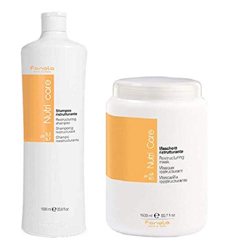 Fanola Nutri Care Champú 1000ml + Mascarilla 1500ml