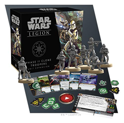 Fantasy Flight Games FFGSWL61 Star Wars: Legion Phase II Clone Troopers Unit Expansion, Mixed Colours