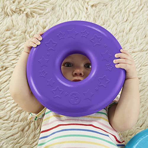 Fisher-Price- Pirámide balanceante gigante, juguete para niños +6 meses, Color surtido (Mattel GJW15)