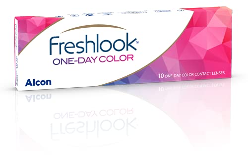 FreshLook One-Day Lentes de contacto de reemplazo diario, color Gray, Pack de 10, R 8.6 mm, D 13.8 mm, -1.25 Diopt