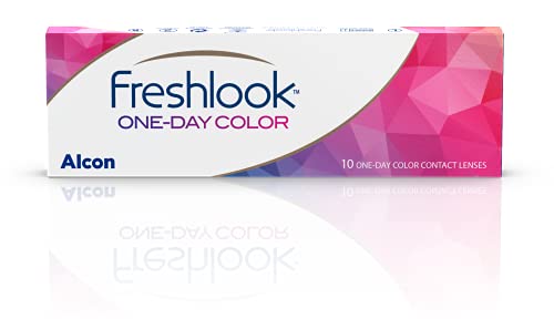 FreshLook One-Day Lentes de contacto de reemplazo diario, color Gray, Pack de 10, R 8.6 mm, D 13.8 mm, -1.25 Diopt