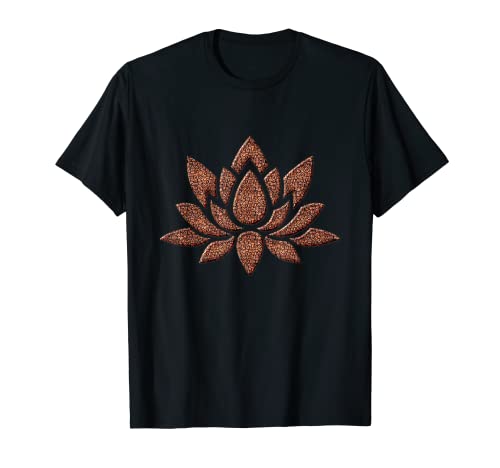 Frijoles Mandala de Lotus de la flor del café Camiseta