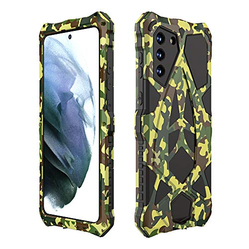 Funda para Samsung S21 Plus Antigolpes Teléfono CeeDoo Carcasa Silicona y Metal Incorporada Protectora Estuche Militar Compatible con Galaxy S21+ - Camuflaje