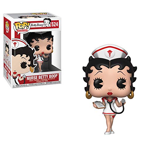 Funko- Pop Vinyl: Animation: Betty Boop: Nurse Figura de vinilo - coleccionable, Multicolor, Estándar (35589)