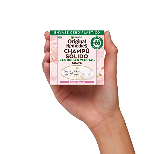 Garnier Original Remedies Champú Sólido - Délicatesse De Avena Para Cabello Delicado