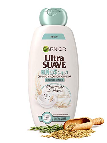 Garnier Original Remedies Ultra Suave Delicatesse De Avena Champú 2 En 1 Niños - Para Cabello Sensible