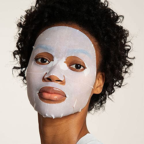 Garnier Skin Active, Tissu Mask Matificante, Mascarilla Facial de Tejido con Té Verde y Ácido Hialurónico para Pieles Mixtas a Grasas, Hidrata y Matifica la Piel, 5 Unidades