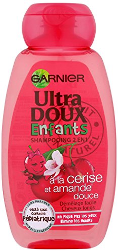 Garnier Ulta Doux, Champú 2 en 1 unisex niños, ultra suave - Pack de 3 x 250 ml (Total: 750 ml)