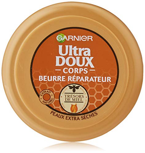 Garnier Ultra Doux Corps Beurre Réparateur Peaux extra sèches Trésors de Miel 200 ml, Lot de 2