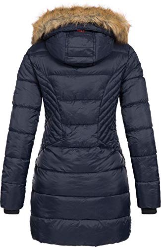 Geographical Norway Abby - Chaqueta Acolchada para Mujer (Marino, S)