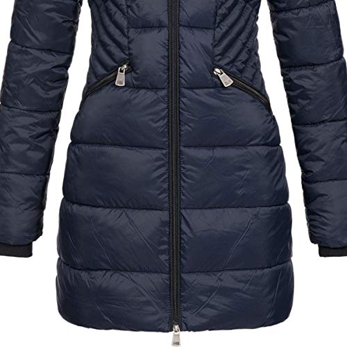 Geographical Norway Abby - Chaqueta Acolchada para Mujer (Marino, S)