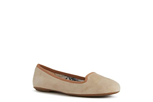 Geox D Palmaria, Ballet Plano Mujer, LT Taupe/DK Skin, 42 EU