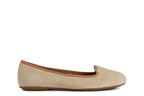 Geox D Palmaria, Ballet Plano Mujer, LT Taupe/DK Skin, 42 EU