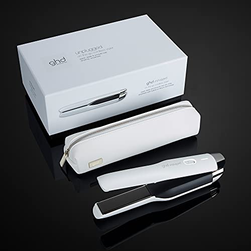 ghd unplugged - Plancha de Pelo Profesional Inalámbrica con Tecnología Dual Zone, Blanco