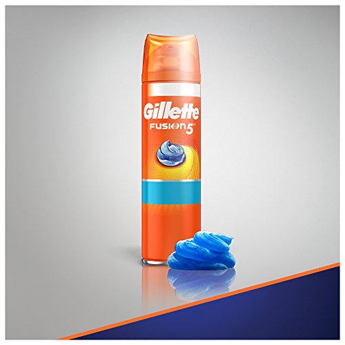 Gillette Fusion 5 Gel de Afeitar Hombre Ultra Hidratante, 200 ml - Pack de 6